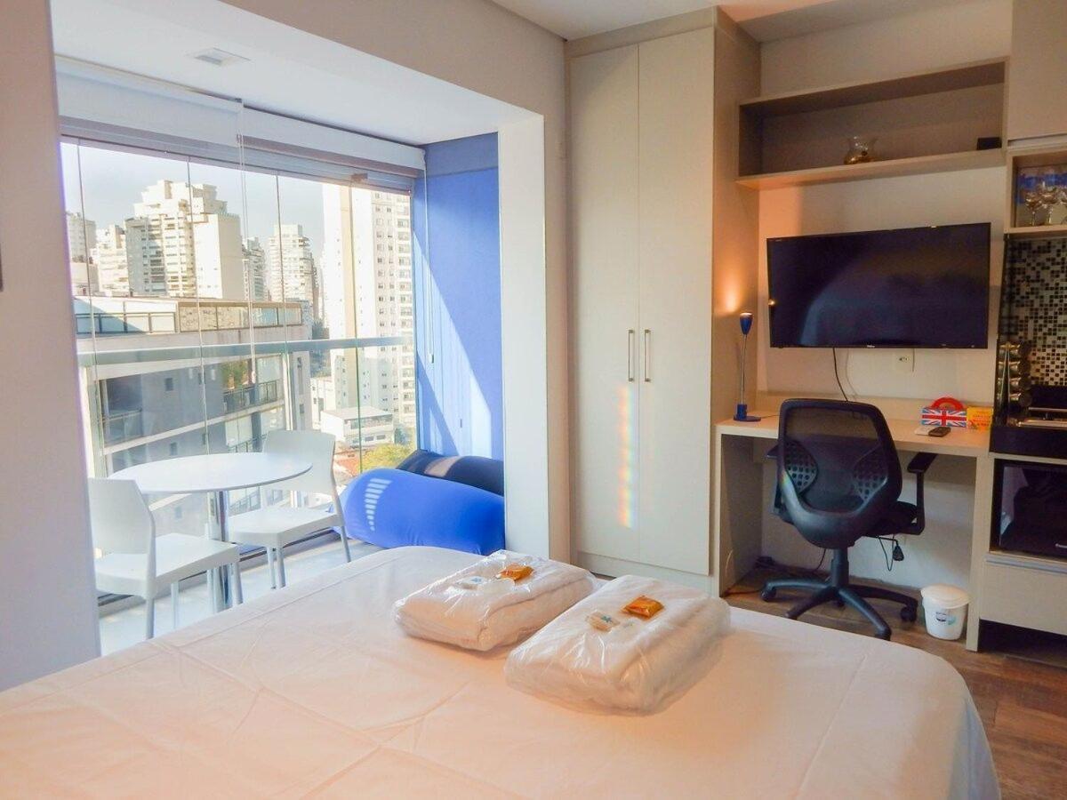 Easy Star - Charmoso Studio Na Vila Omlimpia - Ts02G Apartment เซาเปาโล ภายนอก รูปภาพ