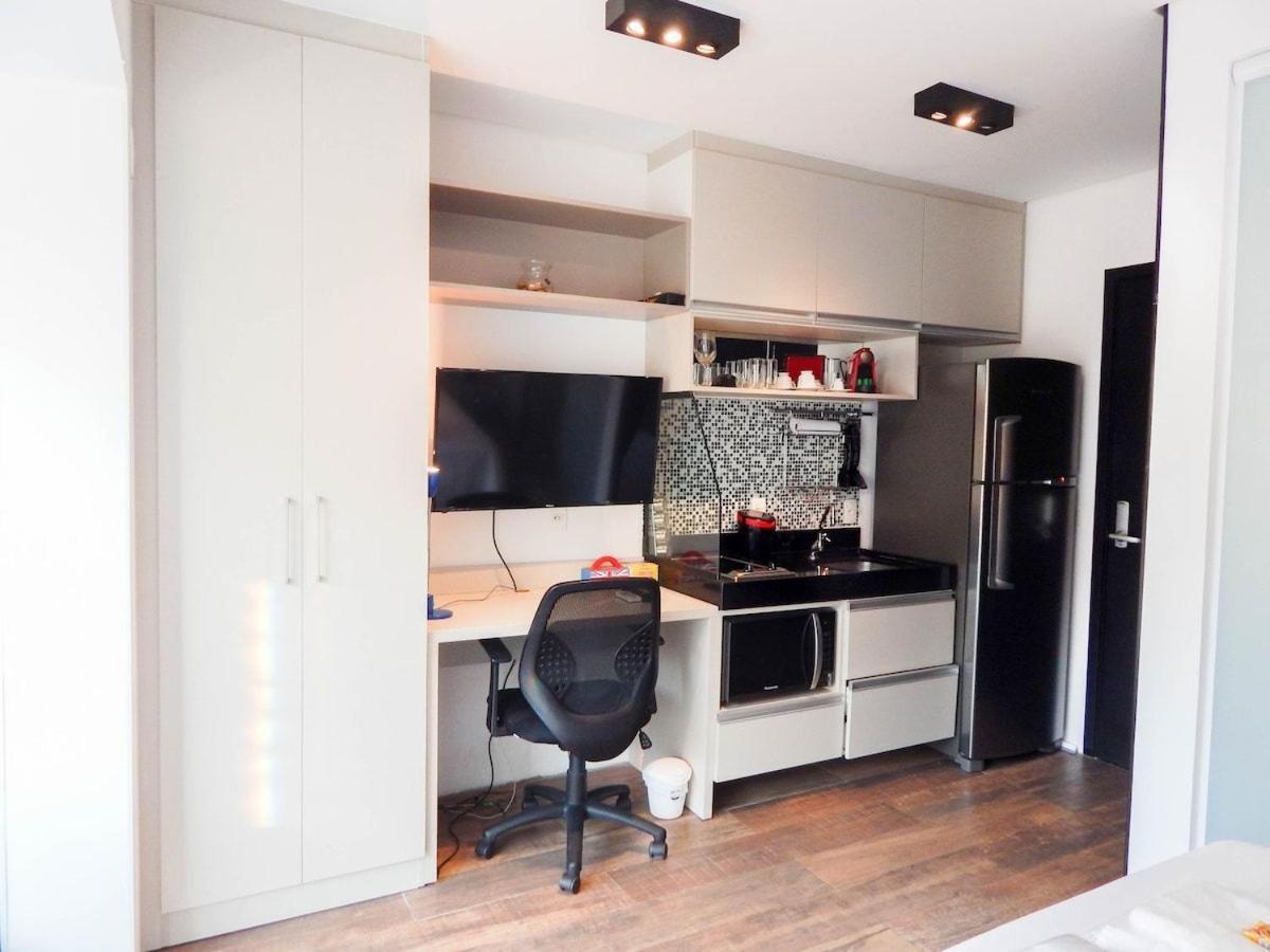 Easy Star - Charmoso Studio Na Vila Omlimpia - Ts02G Apartment เซาเปาโล ภายนอก รูปภาพ
